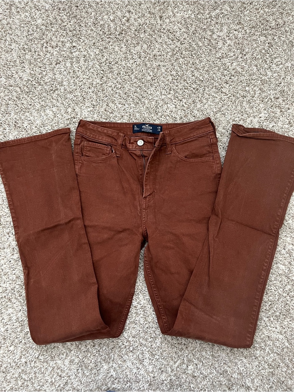 Hollister Rust Brown Skinny Jeans